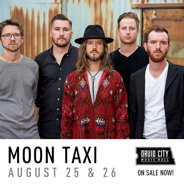 ON SALE NOW Indieprog rock outfit Moon Taxi play 2hellip