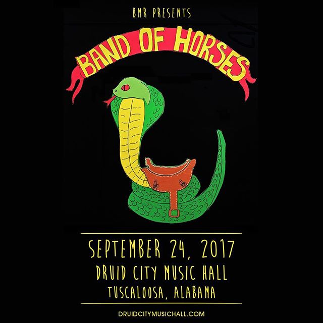 ON SALE NOW! Band of Horses play DCMH Tuscaloosa onhellip